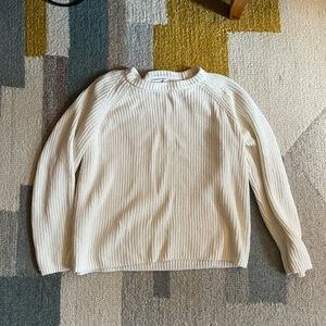 CJLA cream knit sweater